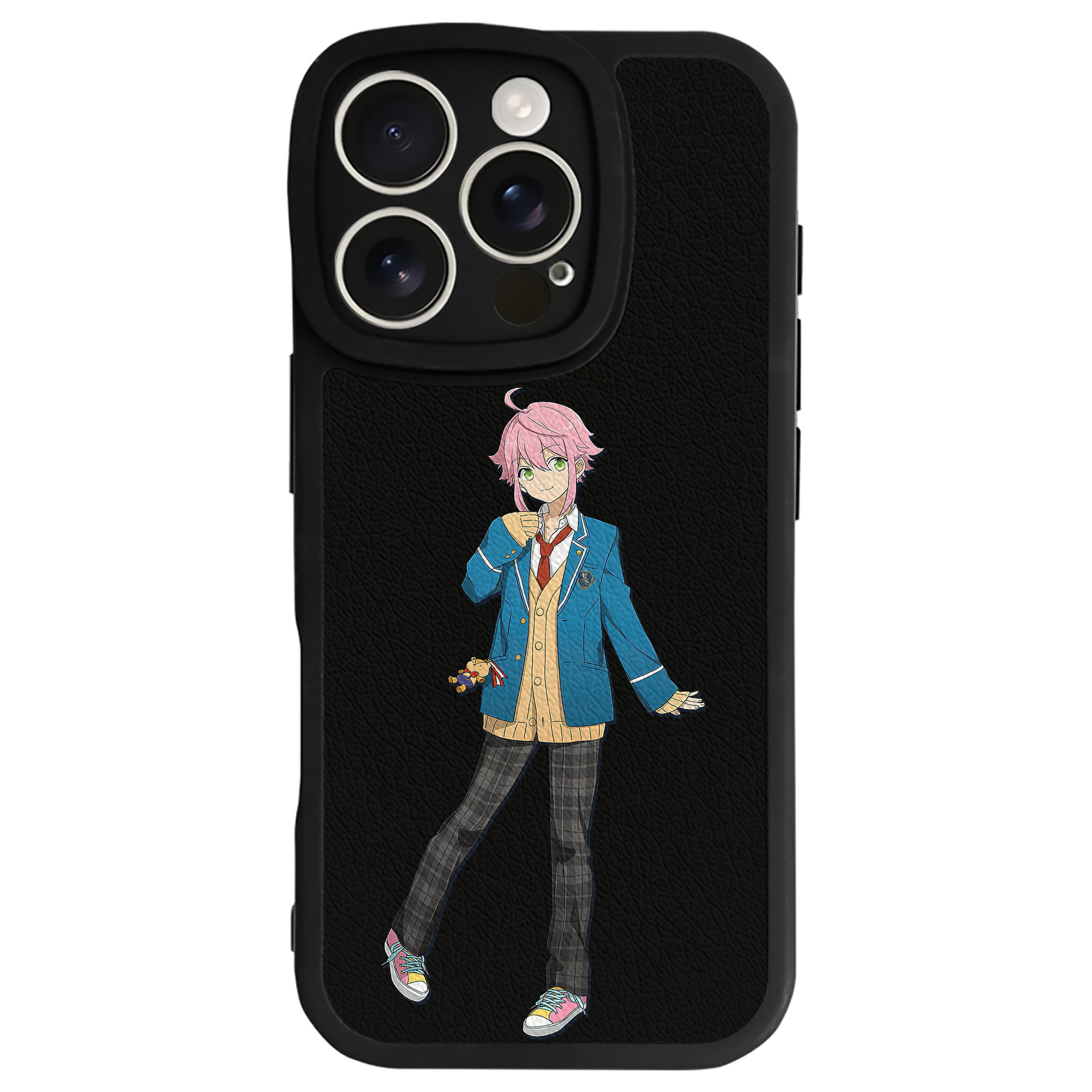 （画像用） あんさんぶるスターズ! Ensemble Stars 【iPhone 16シリーズ対応】シリコンスマホケース（レザー調） 材質：シリコン